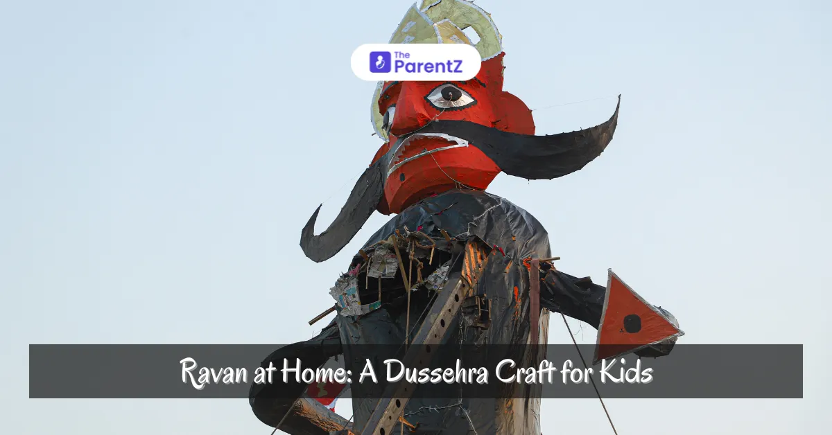 Ravan at Home: A Dussehra Craft for Kids