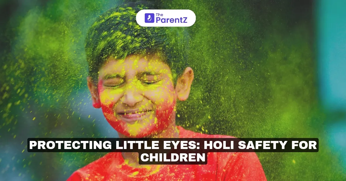 Protecting Little Eyes: Holi Safety for Children