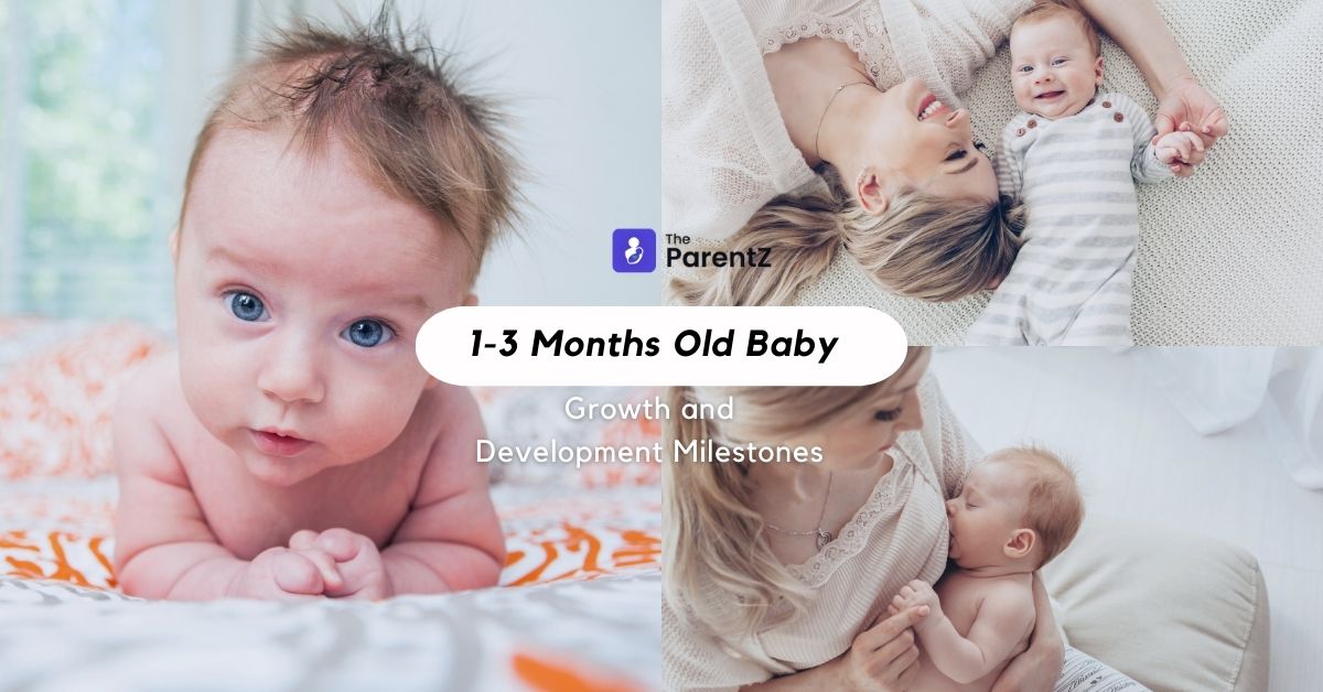 1-3 Months Baby Growth And Development Milestones