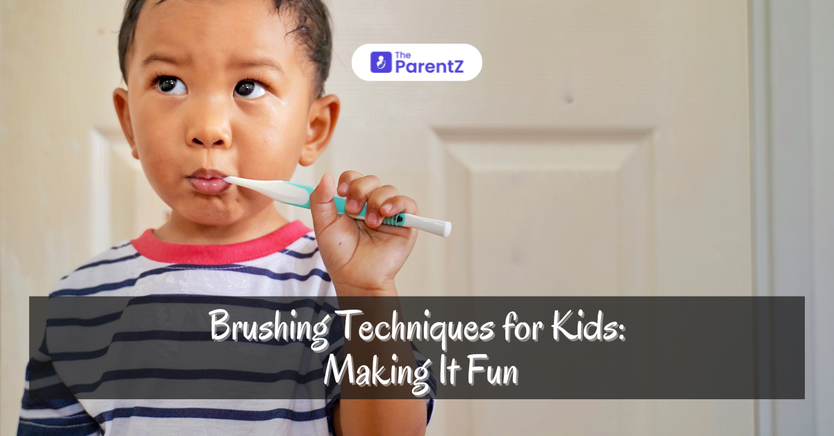 Fun brushing techniques for kids